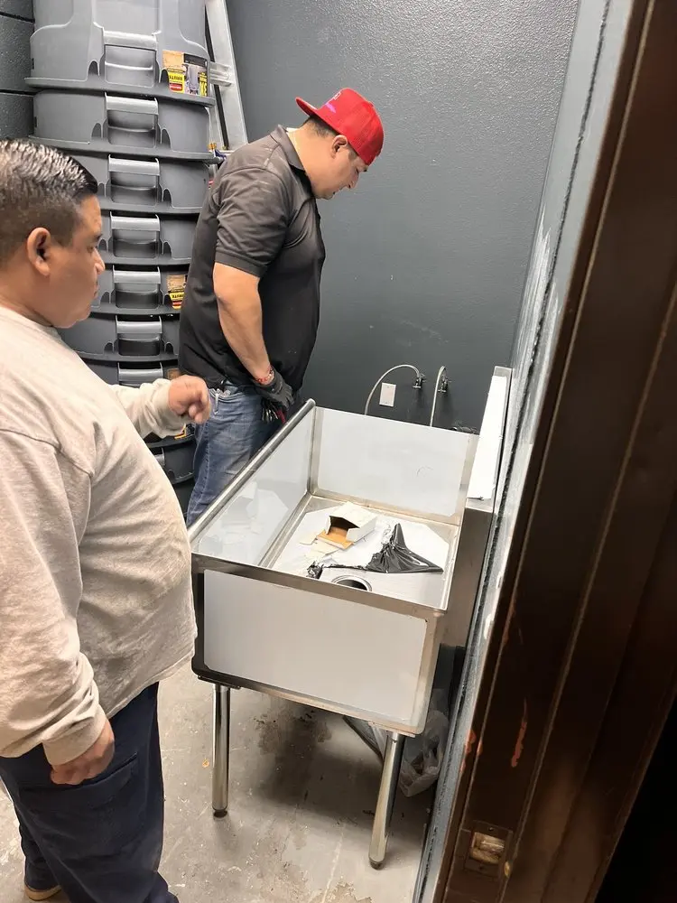 Commercial plumbing and sink installation in Half Moon Bay